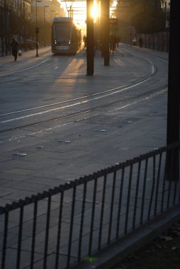 Seville bölgesinde tramvay