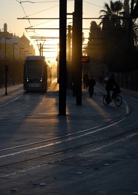 Seville bölgesinde tramvay