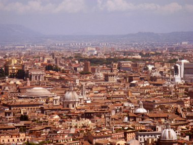 Roma 'nın panoramik manzarası