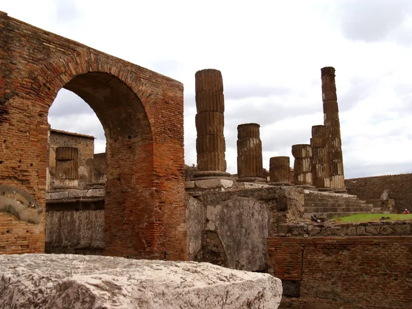 stock image The ancient buildings of Pompeii