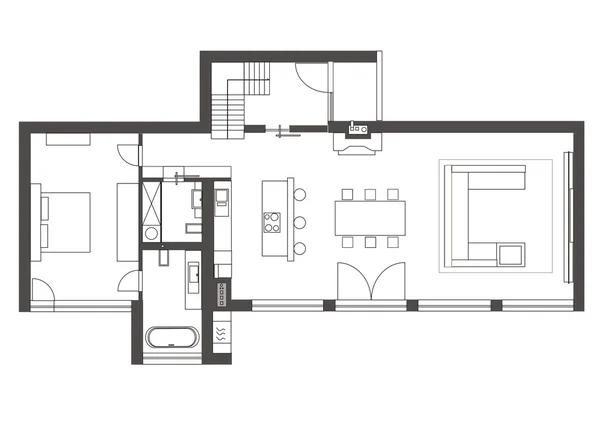 Project home plan design Royalty Free Stock Photos