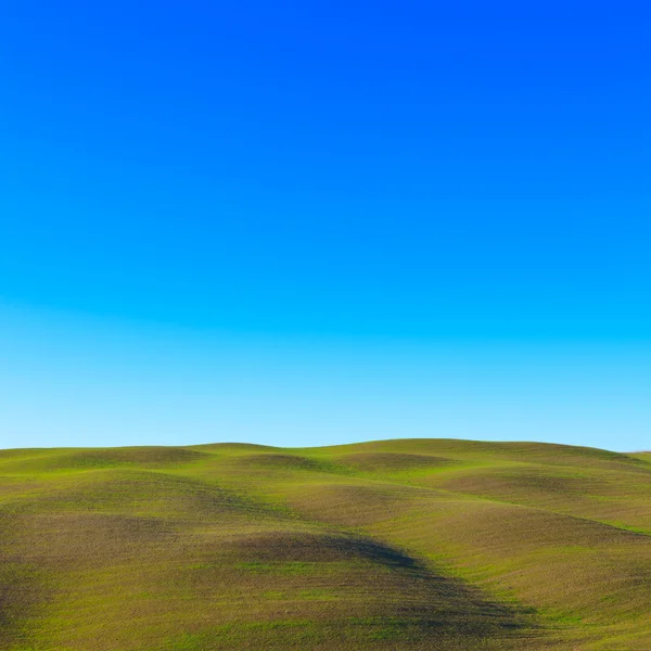 Tuscany: typical landscape. Rolling hills near Siena. — Stock Photo, Image