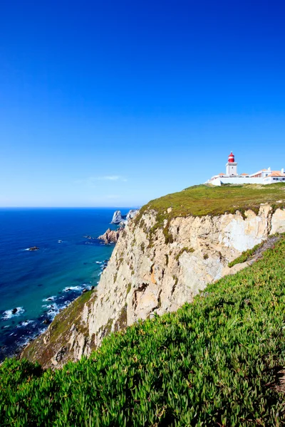 Cabo de roca krajobraz. Portugalia. — Zdjęcie stockowe