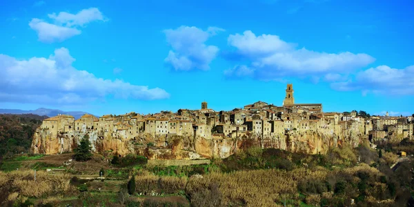 Toskana Ortaçağ Köyü: Pitigliano — Stok fotoğraf