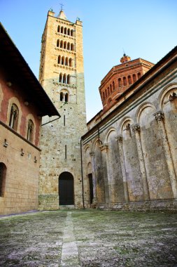 San cerbone katedral, massa marittima. Toskana, İtalya.