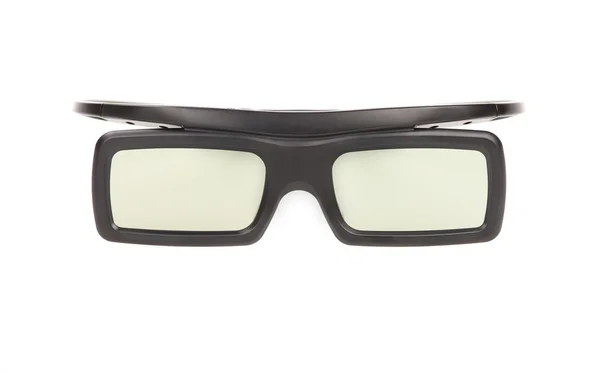 3d óculos isolados no fundo branco — Fotografia de Stock