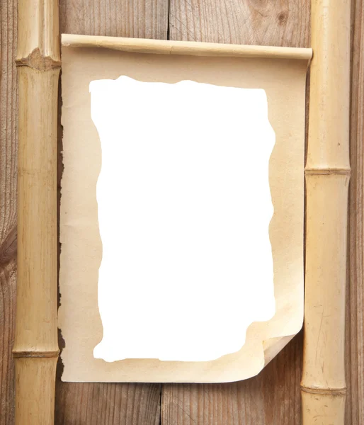 Старая бумажная рамка — стоковое фото