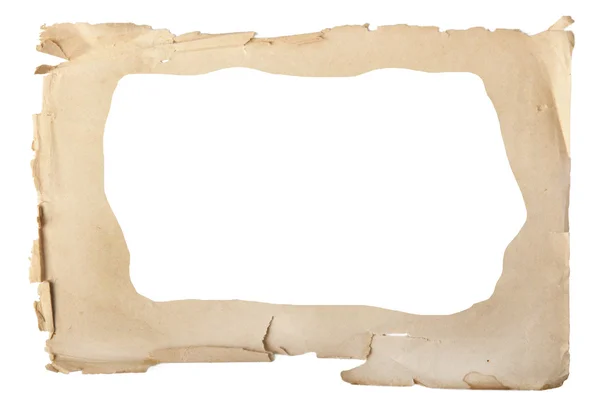 Старая бумажная рамка — стоковое фото