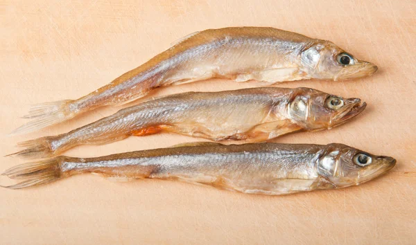 Dried fish, smelt — Stock Photo, Image