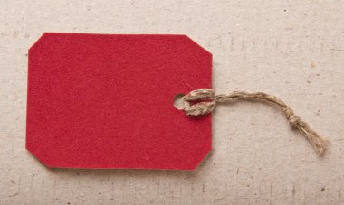 Kağıt arka plan üzerinde fiyat etiketi