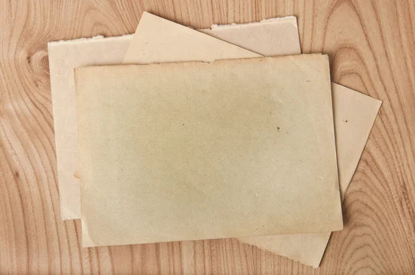 关于木材背景的旧文件 — 图库照片