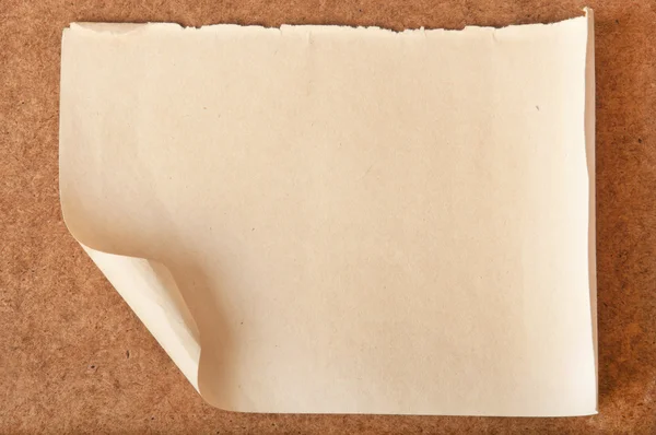 Stary papier na tle drewna — Zdjęcie stockowe