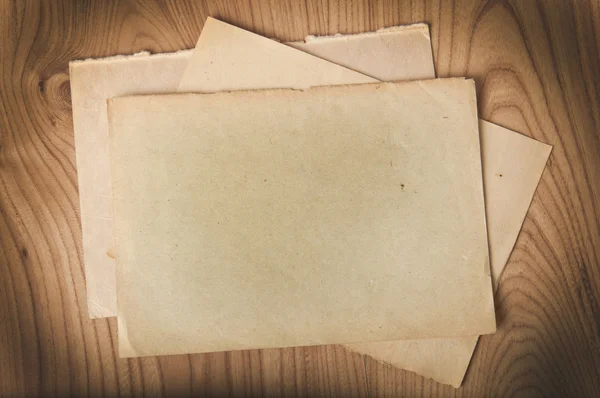 关于木材背景的旧文件 — 图库照片