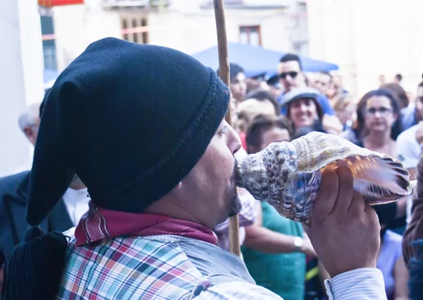 Portugalské folkové skupiny. muži hraje musí — Stock fotografie
