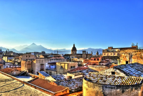 Vista de Palermo no HDR — Fotografia de Stock