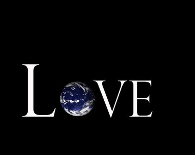 Love earth clipart