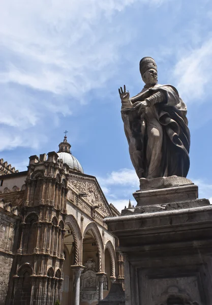 Detalle de la catedral de Palermo — Foto de Stock