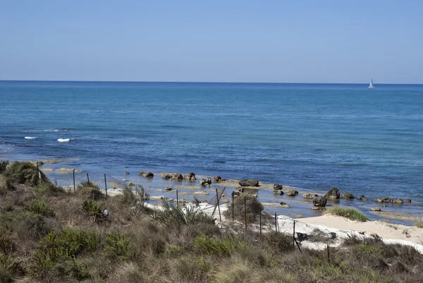 Trappe af den tyrkiske strand. Agrigento - Stock-foto