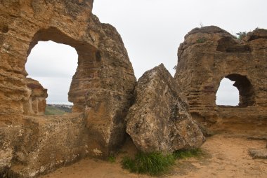 Valley of the Temples, Agrigento, Sicily, Italy. clipart