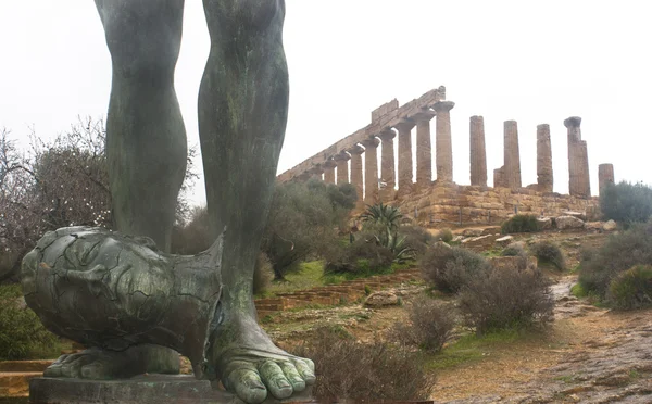 stock image Valley of the Temples, Agrigento, Sicily, Italy.