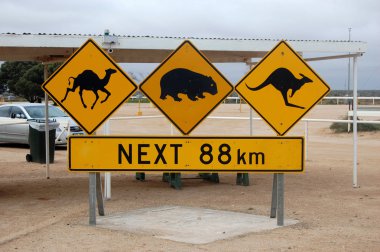 Australian road sign clipart