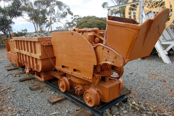 Mijnbouw tram — Stockfoto