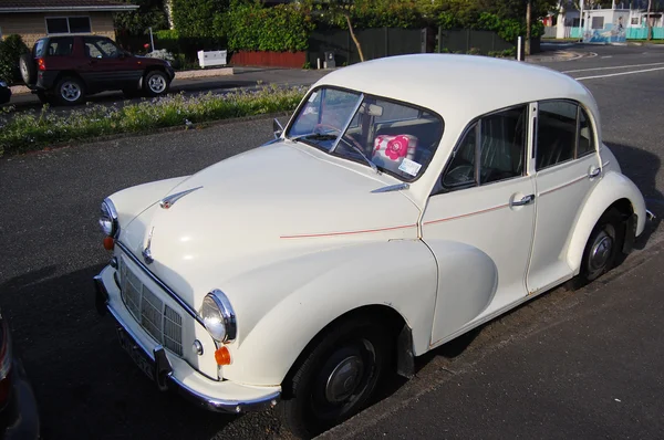 White retro car — Stock Photo, Image