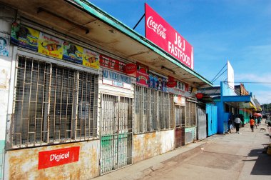 Street in Port Moresby clipart