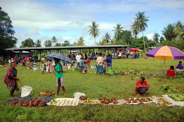 Marknaden i papua nya guinea — Stockfoto