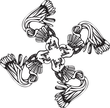 Amerikan kültürünün arka plan. vektör çizim