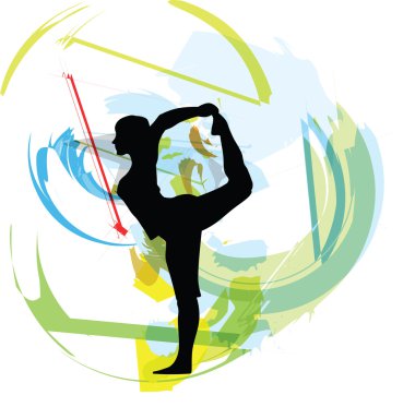 Yoga illustration clipart