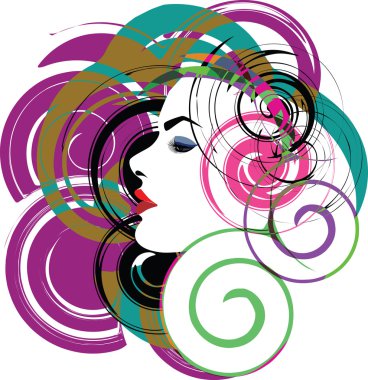 Woman vector illustration clipart