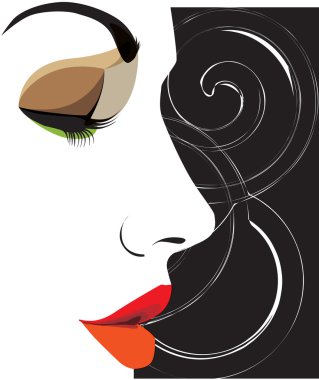 Woman vector illustration clipart