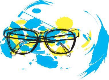 Eyeglasses illustration clipart