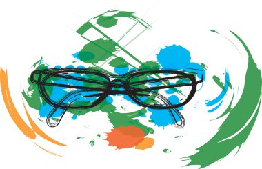 Eyeglasses illustration clipart