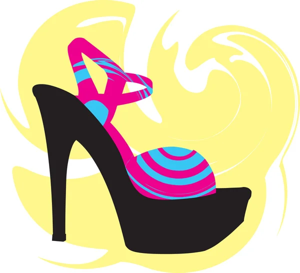 Γυναίκα παπούτσι, εικονογράφηση φορέας — Διανυσματικό Αρχείο