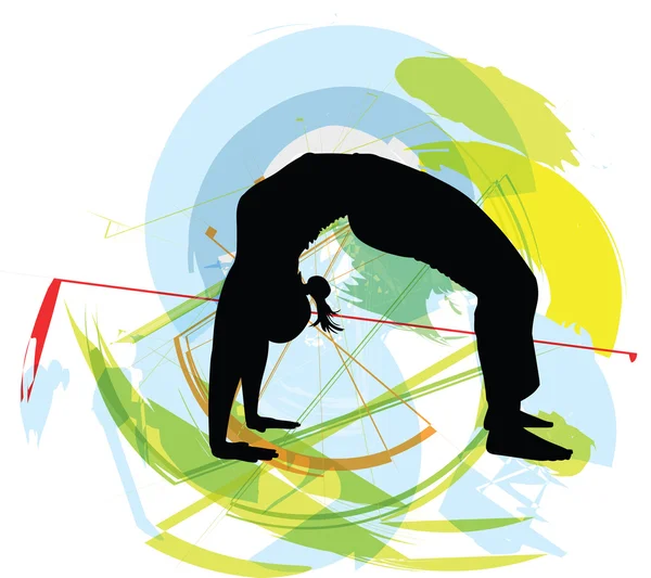 Ilustracja joga — Wektor stockowy