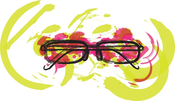 Brýle ilustrace — Stockový vektor