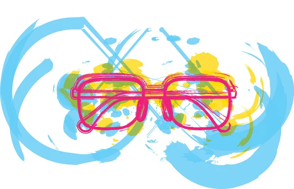 Brýle ilustrace — Stockový vektor