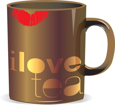 I love tea mug clipart