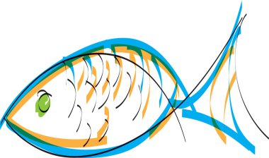 Fish. Vector illustration clipart