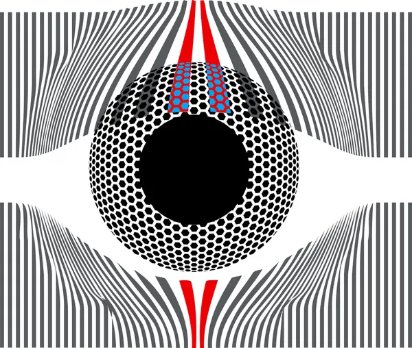 Titta på mina ögon. vektor illustration — Stock vektor