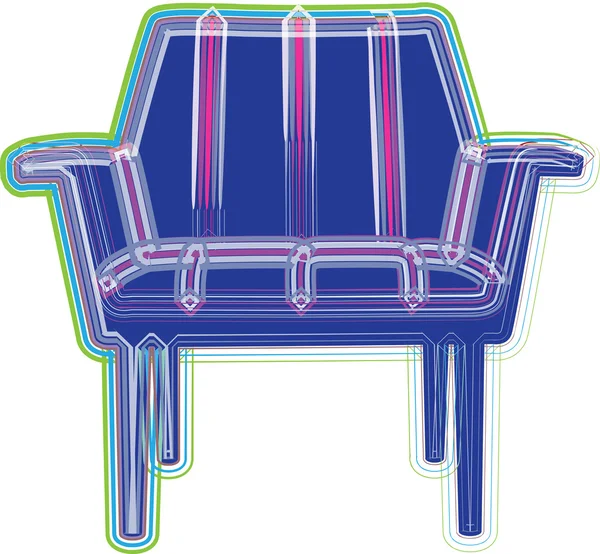 Illustration de chaise — Image vectorielle