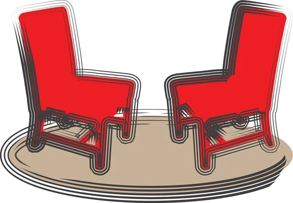 Ilustracja krzesła — Wektor stockowy