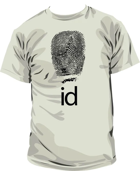 T-shirt id — Image vectorielle
