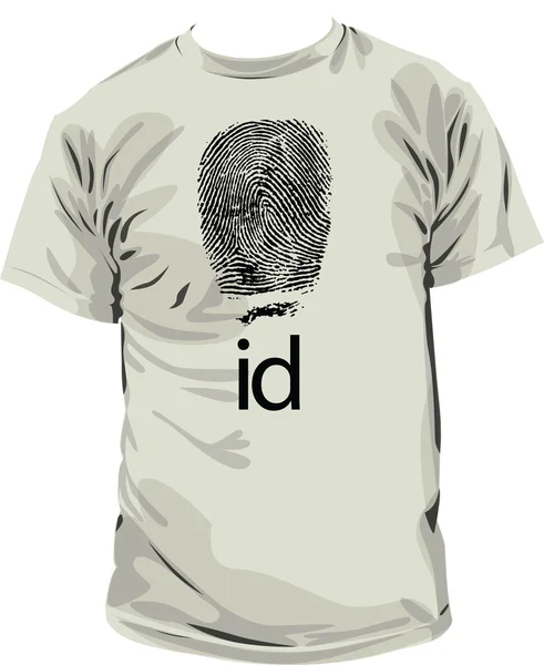 Camiseta id — Archivo Imágenes Vectoriales