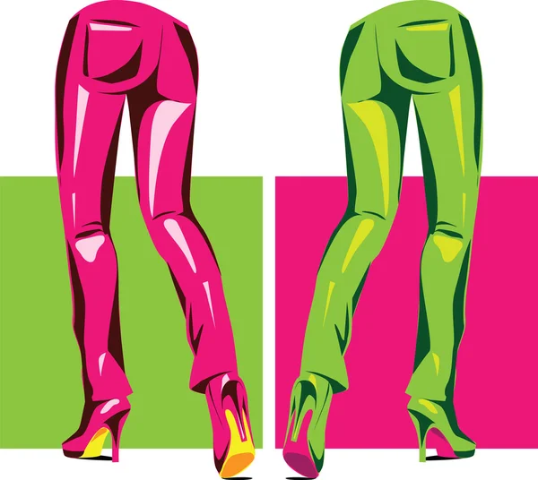 Sexy kalhoty ilustrace — Stockový vektor