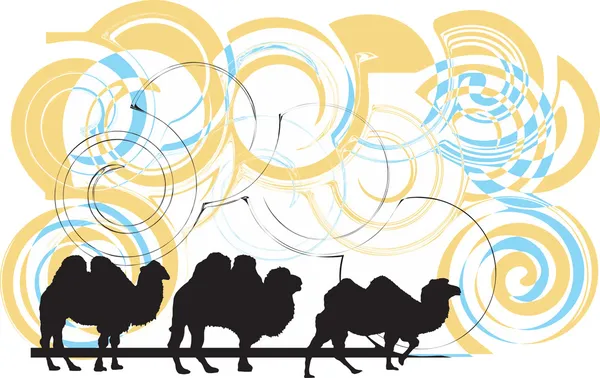 Καμήλα εικονογράφηση — Διανυσματικό Αρχείο