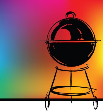 BBQ vector illustration clipart