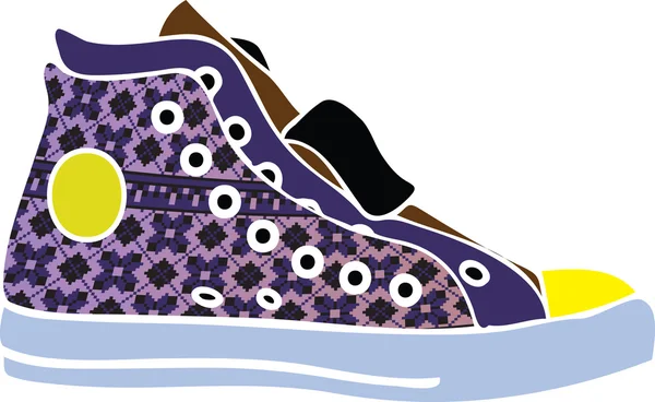 Conception de chaussures de sport — Image vectorielle
